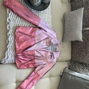 Cute Pink Leather Jacket 💖